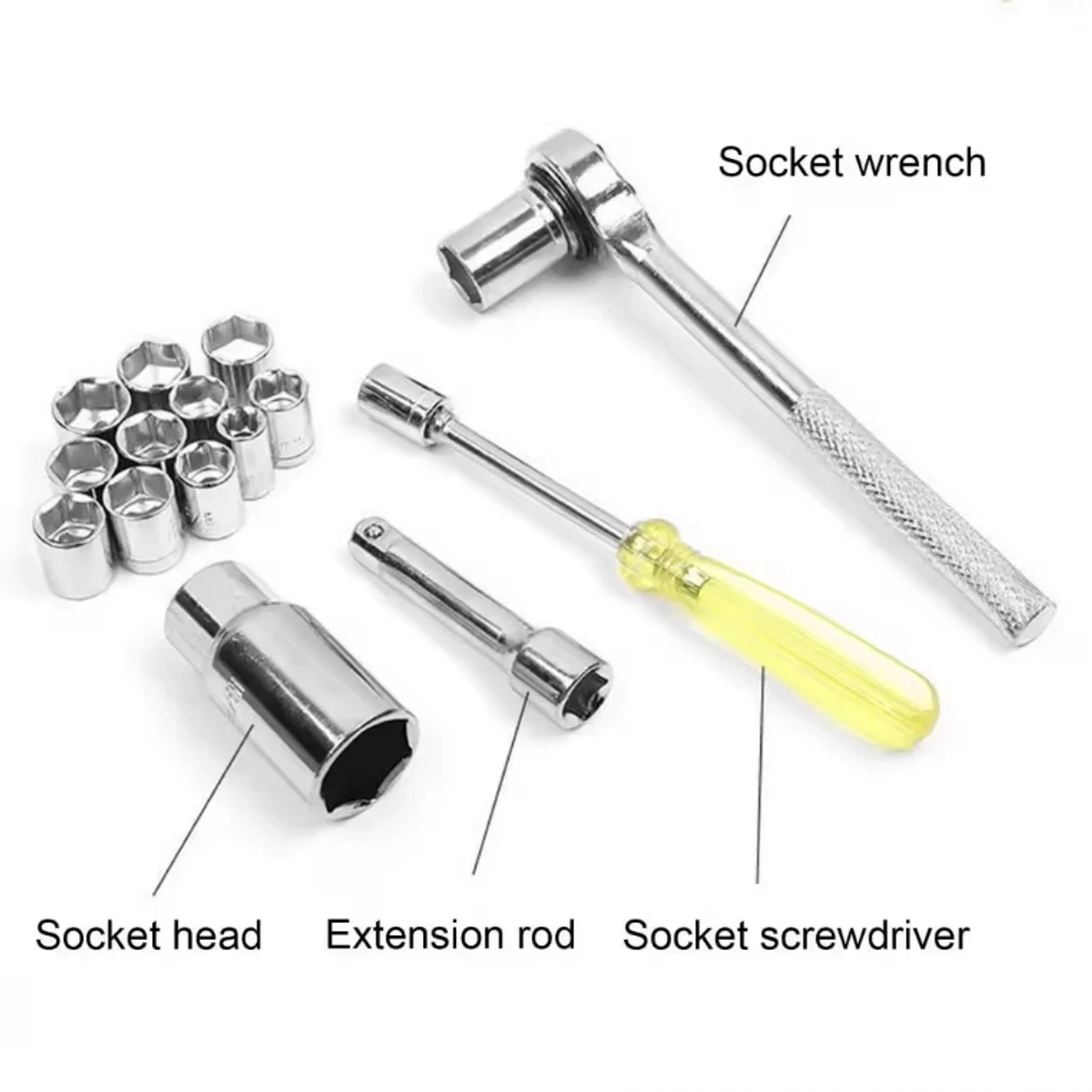 40 pcs socket wrench tool kit