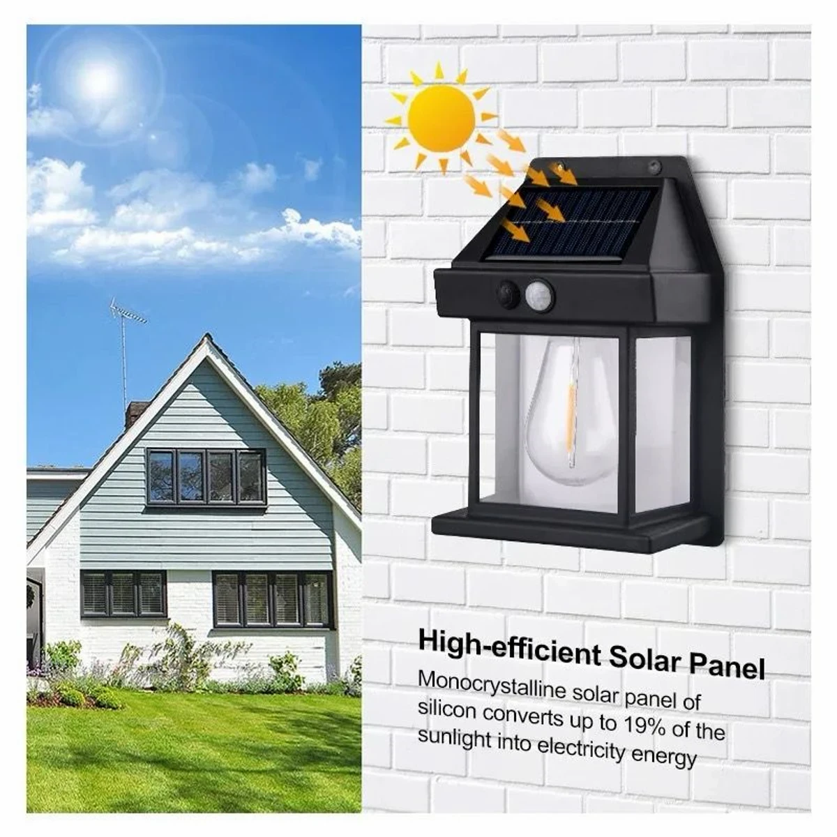 SOLAR INDUCTION WALL SENSOR LIGHT