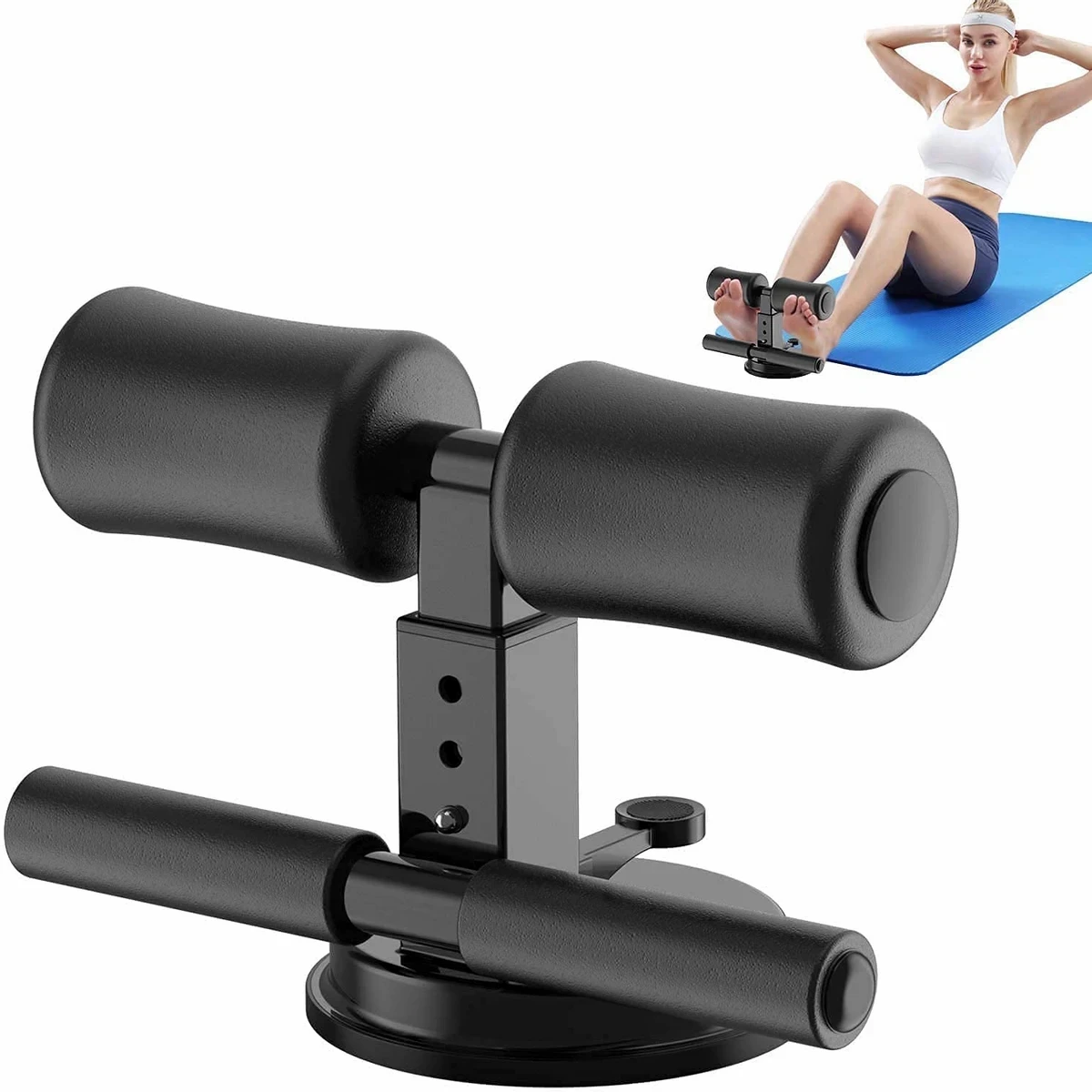 SELF SUCTION SIT UP BARS DOUBLE BEARS