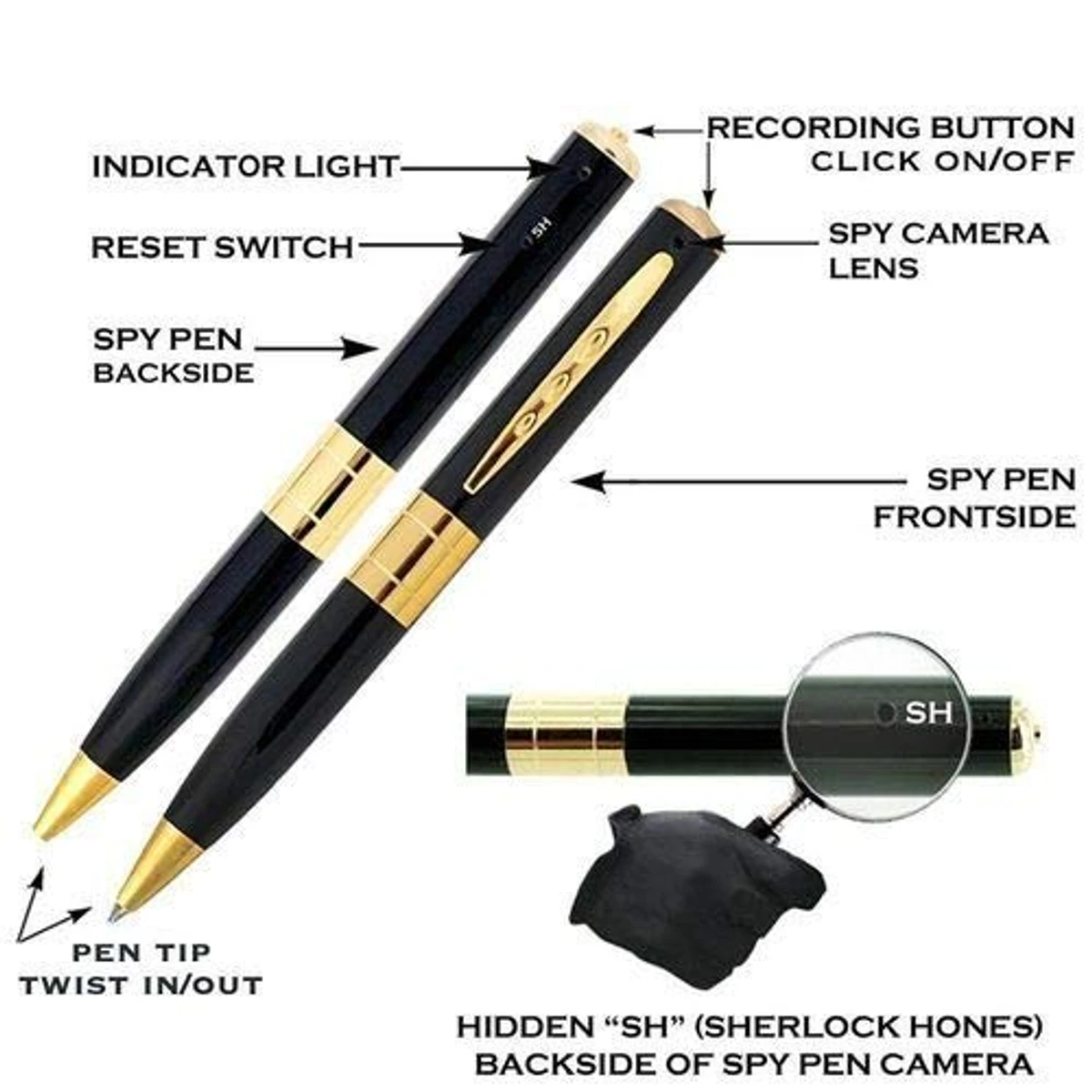 Portable Recorder Pen Camera