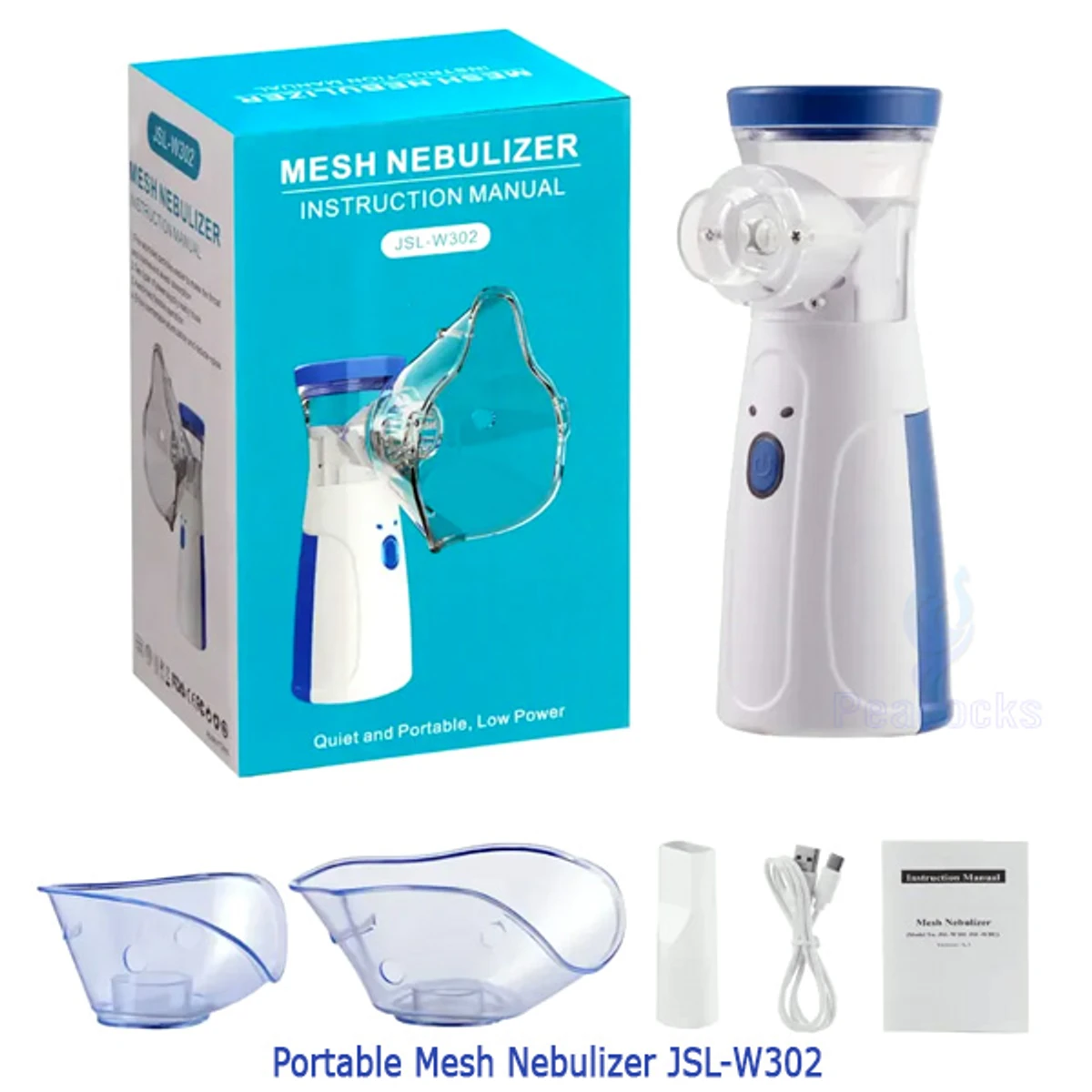 Rechargeable portable nebulizer